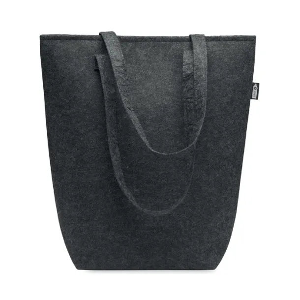 NATA RPET felt event/shopping bag stone grey