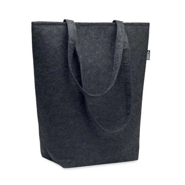 NATA RPET felt event/shopping bag stone grey