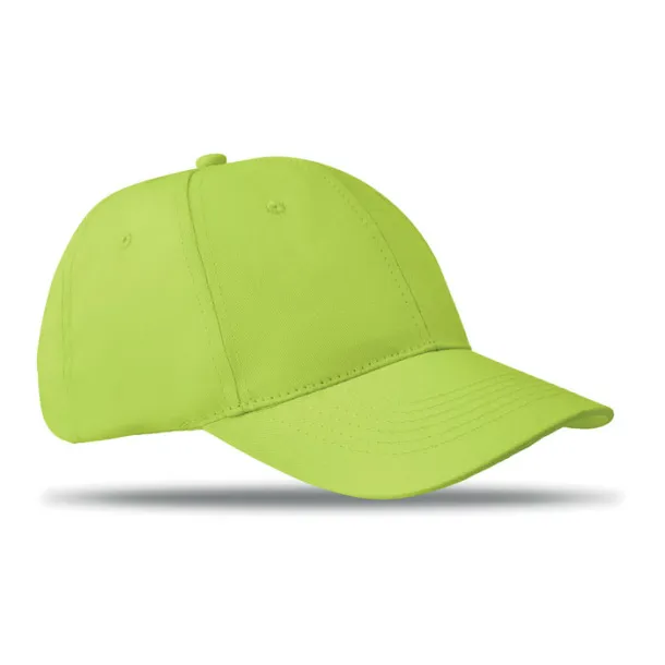 BASIE 6 panels baseball cap Lime