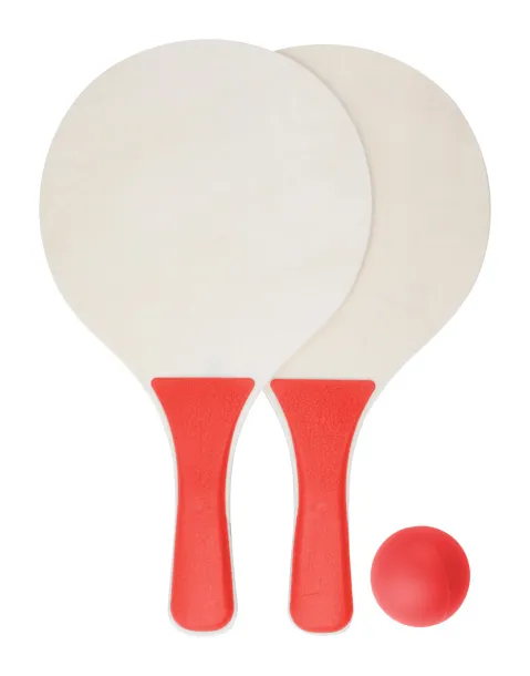 Mistra beach tennis Red Natural