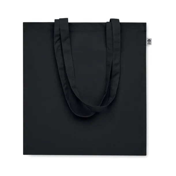 BENTE COLOUR Organic cotton shopping bag Black