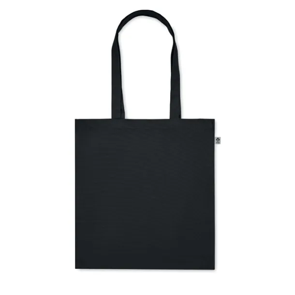 BENTE COLOUR Organic cotton shopping bag Black