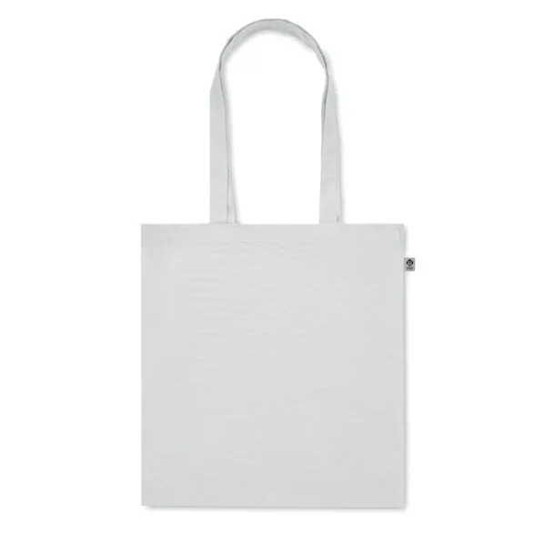 BENTE COLOUR Organic cotton shopping bag White