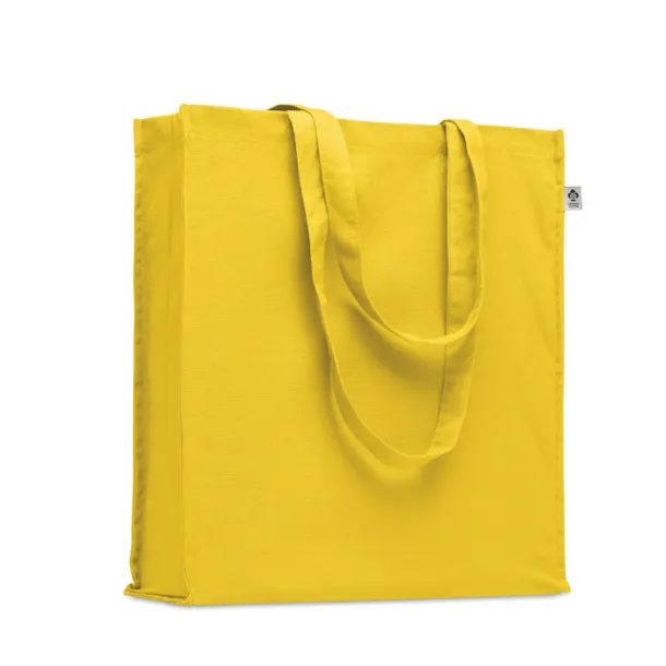 BENTE COLOUR Organic cotton shopping bag Yellow