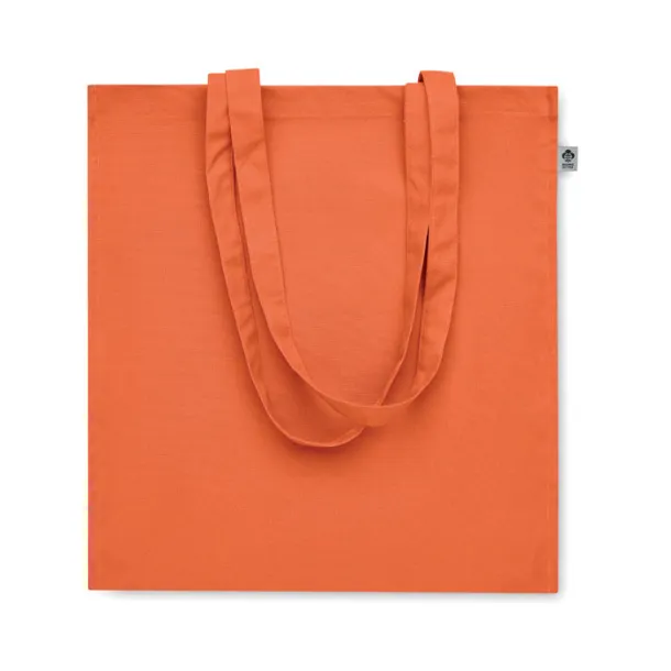 BENTE COLOUR Organic cotton shopping bag Orange