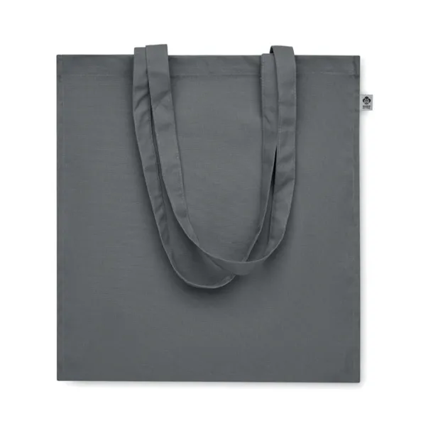 BENTE COLOUR Organic cotton shopping bag stone grey