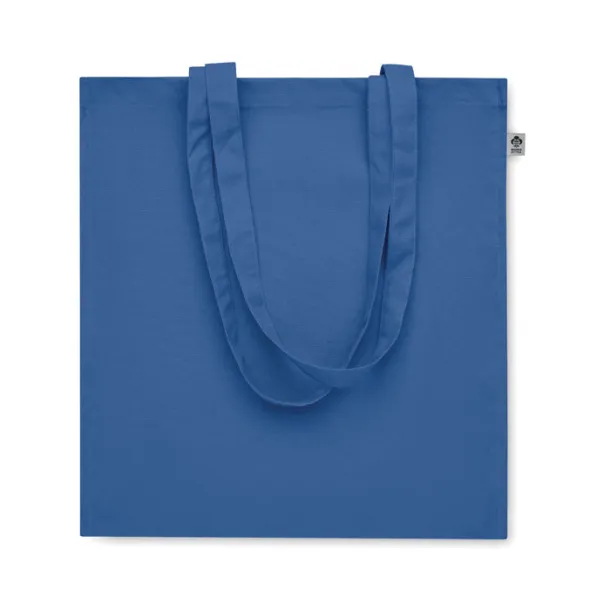 BENTE COLOUR Organic cotton shopping bag Royal blue