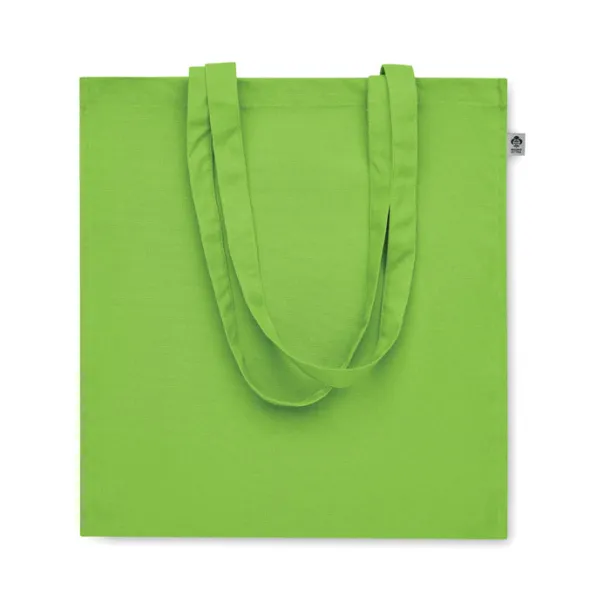 BENTE COLOUR Organic cotton shopping bag Lime