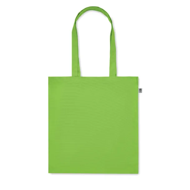 BENTE COLOUR Organic cotton shopping bag Lime