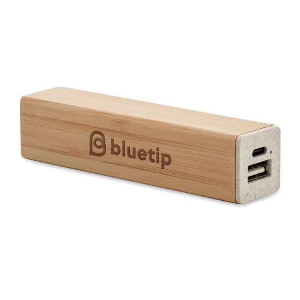 POWERBAMC Prijenosna baterija, 2 600 mAh Drvo