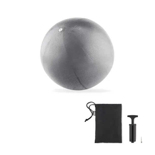 INFLABALL Small Pilates ball with pump Matt Silver