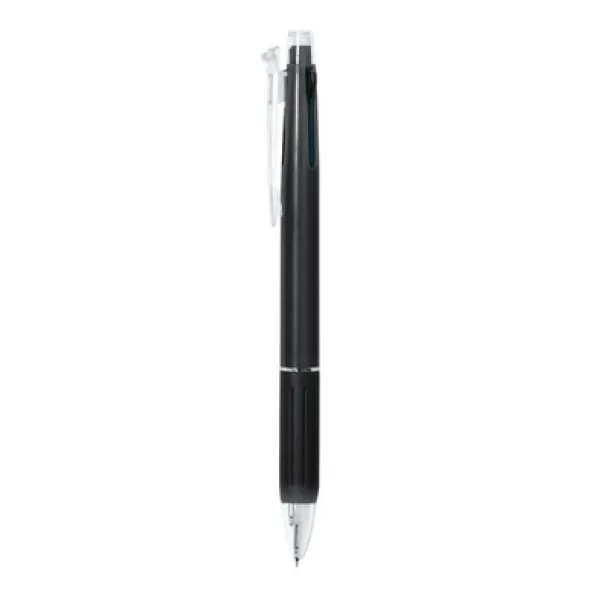  Erasable ball pen, multicolour ink, mechanical pencil Crna