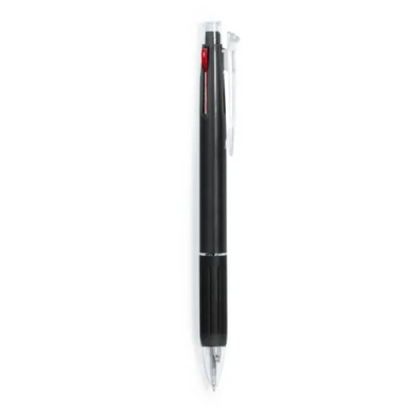 Erasable ball pen, multicolour ink, mechanical pencil Crna
