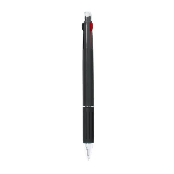  Erasable ball pen, multicolour ink, mechanical pencil Crna