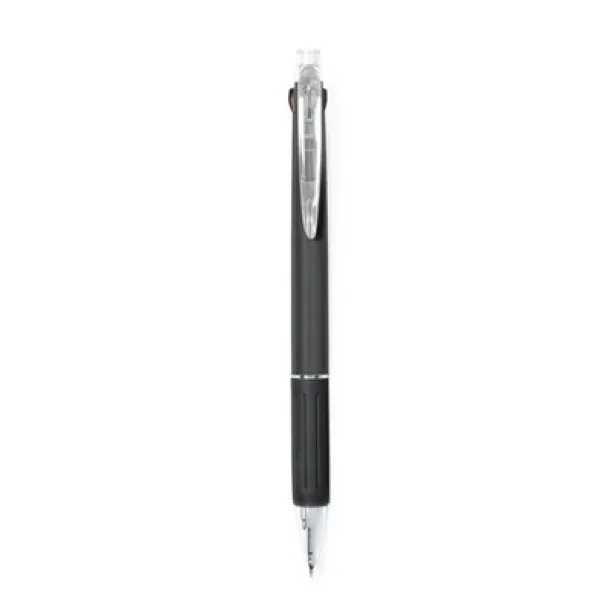 Erasable ball pen, multicolour ink, mechanical pencil Crna