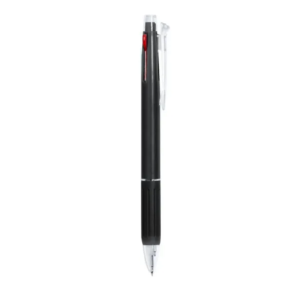  Erasable ball pen, multicolour ink, mechanical pencil Crna
