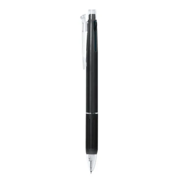  Erasable ball pen, multicolour ink, mechanical pencil Crna
