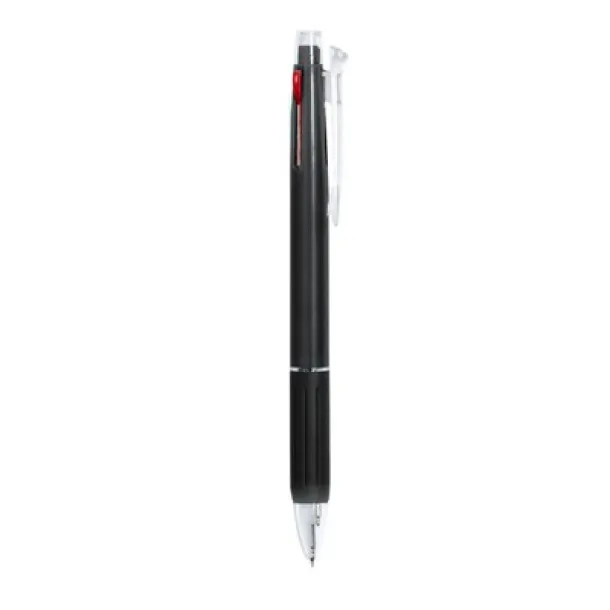  Erasable ball pen, multicolour ink, mechanical pencil Crna