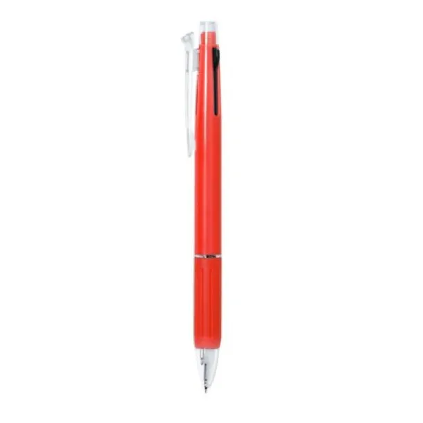  Erasable ball pen, multicolour ink, mechanical pencil red