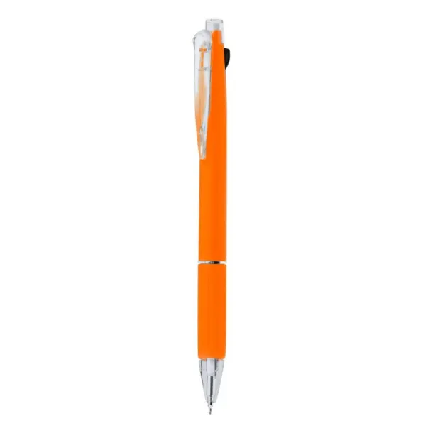  Erasable ball pen, multicolour ink, mechanical pencil orange