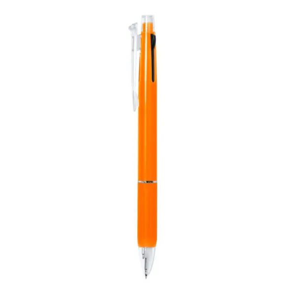  Erasable ball pen, multicolour ink, mechanical pencil orange