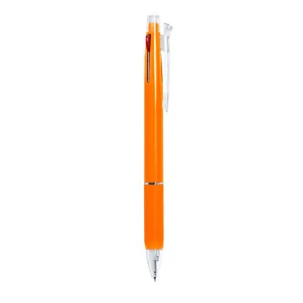  Erasable ball pen, multicolour ink, mechanical pencil orange