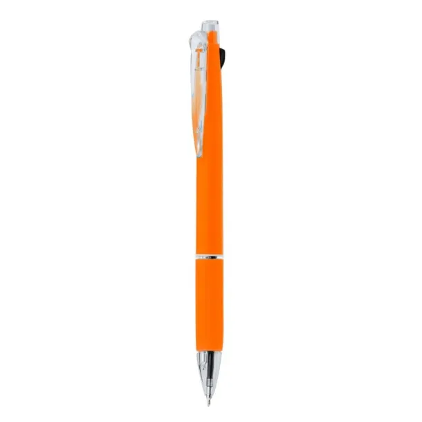  Erasable ball pen, multicolour ink, mechanical pencil orange