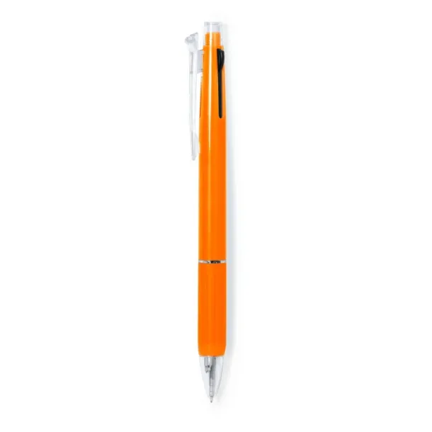  Erasable ball pen, multicolour ink, mechanical pencil orange