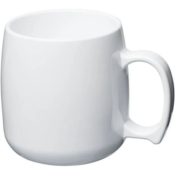 Classic 300 ml plastic mug - Unbranded White