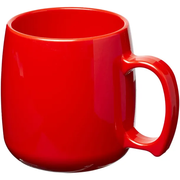 Classic 300 ml plastic mug - Unbranded Red