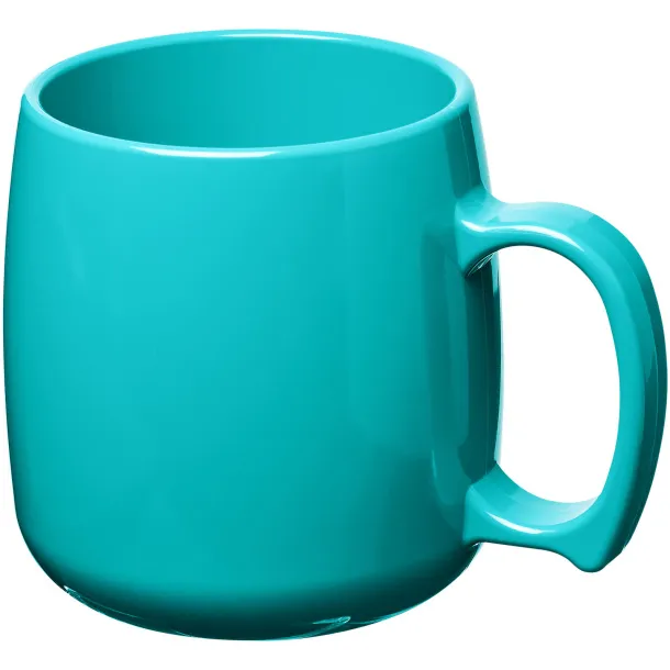 Classic 300 ml plastic mug - Unbranded Aqua