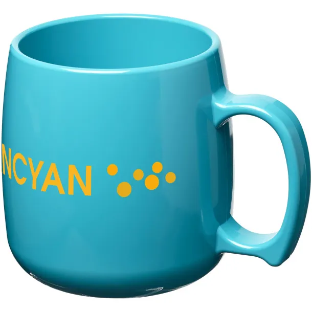 Classic 300 ml plastic mug Aqua