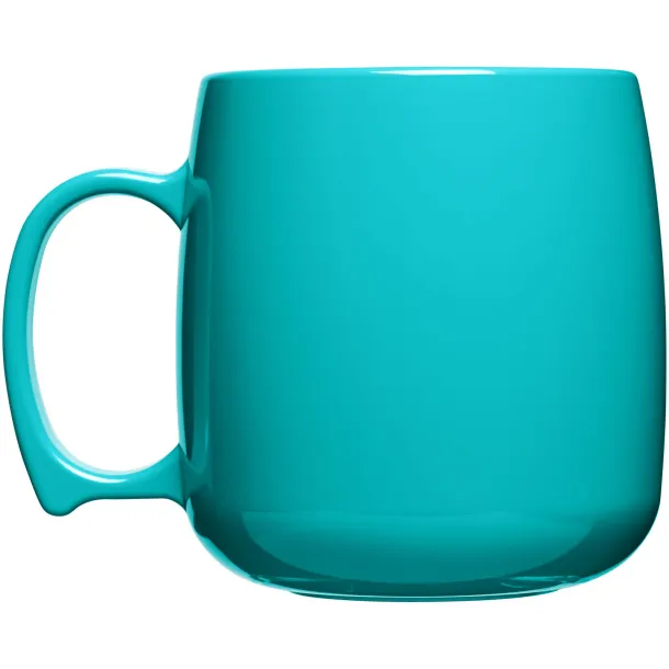 Classic 300 ml plastic mug - Unbranded Aqua