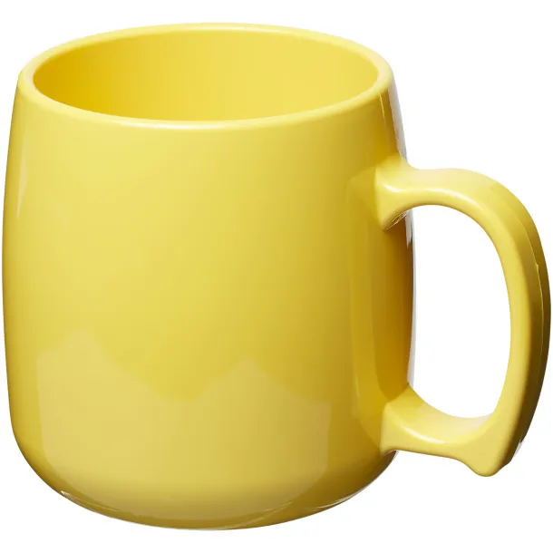 Classic 300 ml plastic mug - Unbranded Yellow