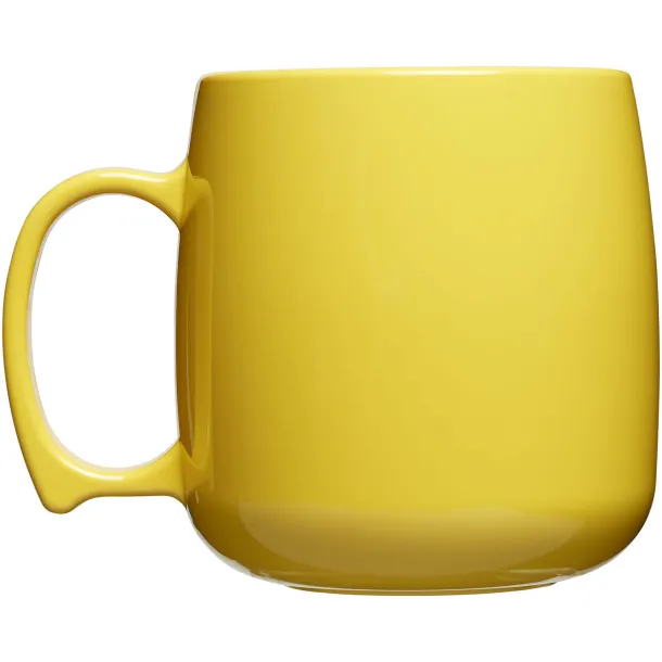 Classic 300 ml plastic mug - Unbranded Yellow