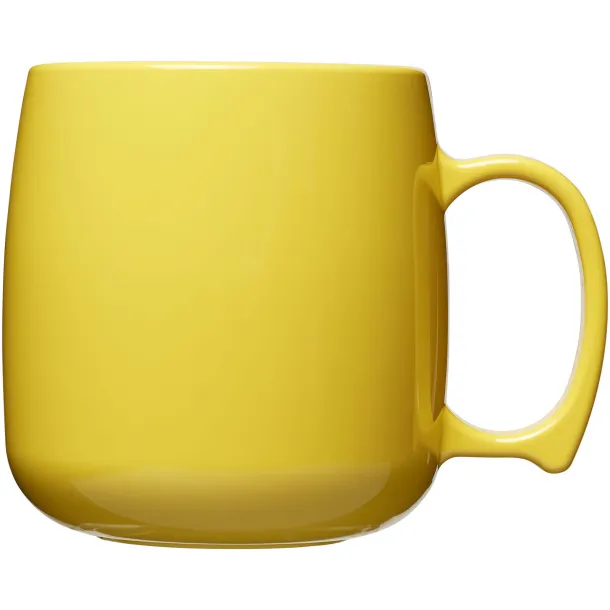 Classic 300 ml plastic mug - Unbranded Yellow