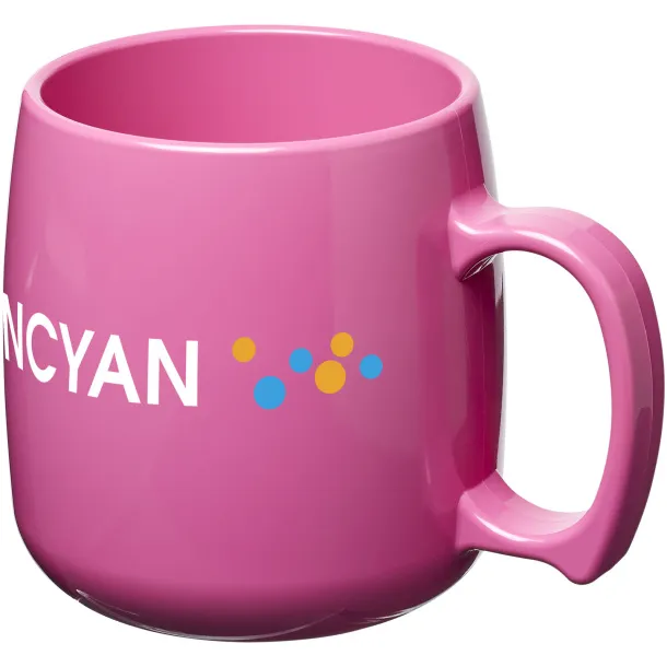 Classic 300 ml plastic mug Magenta