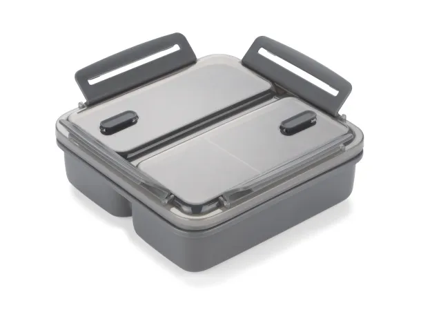  Food container DUO 1100 ml Grafitna