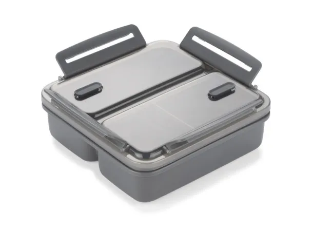  Food container DUO 1100 ml Grafitna