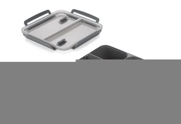  Food container DUO 1100 ml Grafitna