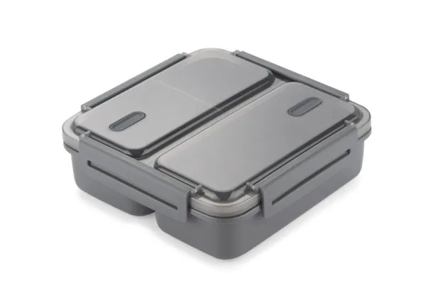 Food container DUO 1100 ml Grafitna