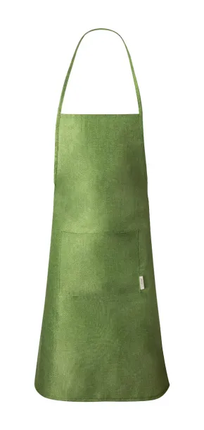 Leiza hemp apron Green