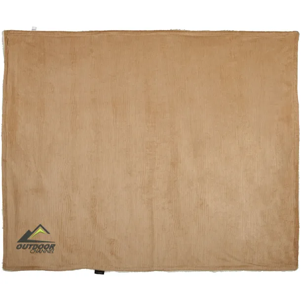 Cosie corduroy sherpa blanket - Field & Co. Camel