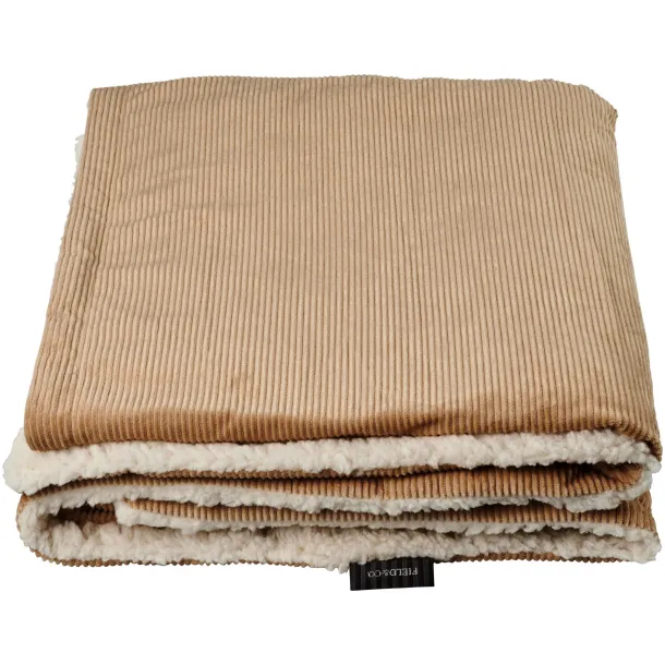 Cosie corduroy sherpa blanket - Field & Co. Camel