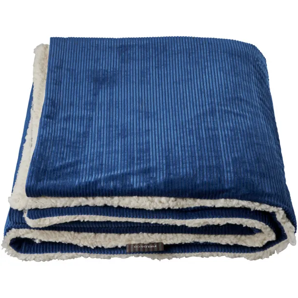 Cosie corduroy sherpa blanket - Field & Co. Navy Blue