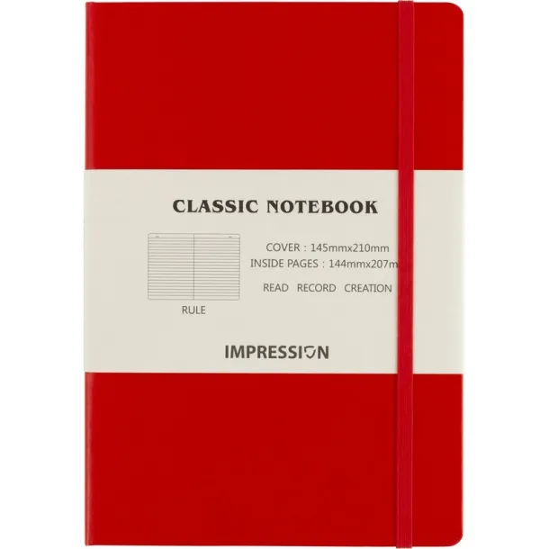  Notebook approx. A5 red