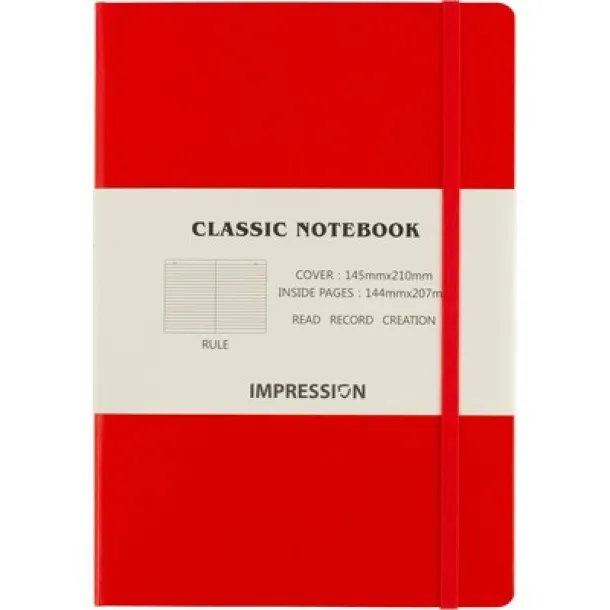  Notebook approx. A5 red