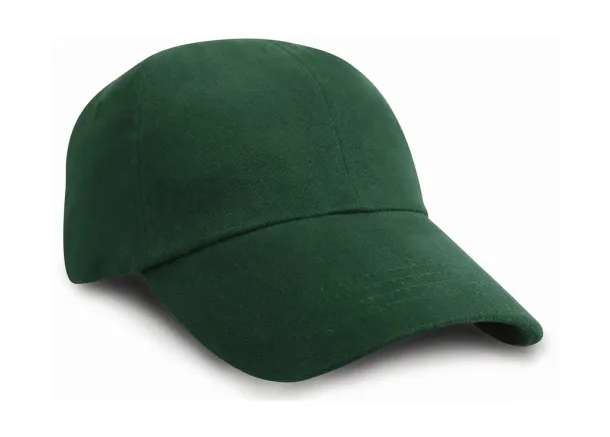  Low Profile Brushed Cotton Cap - Result Headwear Forest Green