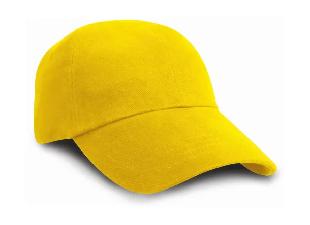  Low Profile Brushed Cotton Cap - Result Headwear Yellow