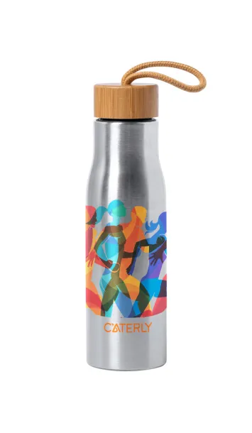 Bissip sportska boca, 600 ml Srebrna